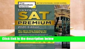 Cracking the SAT Premium Edition with 8 Practice Tests, 2020 Complete