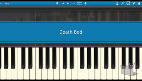 Death Bed-Powfu ft Beabadoobee (Piano Tutorial Synthesia)