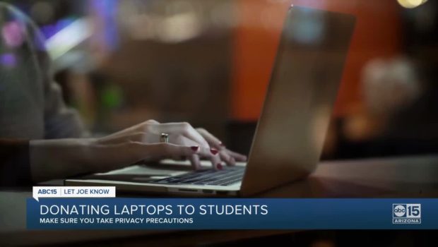 Donate your old laptop to students finishing online