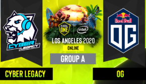 Dota2 - Cyber Legacy vs. OG - Game 1 - Group A - EU:CIS - ESL One Los Angeles