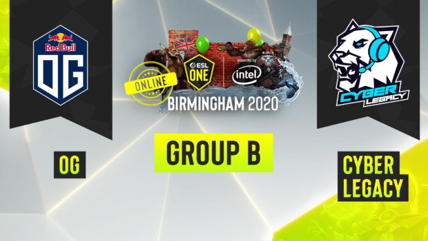 Dota2 - OG vs. Cyber Legacy - Game 3 - ESL One Birmingham 2020 - Group B - EUCIS