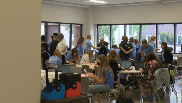 Dozens of middle school students attend Girls in Technology STEM event