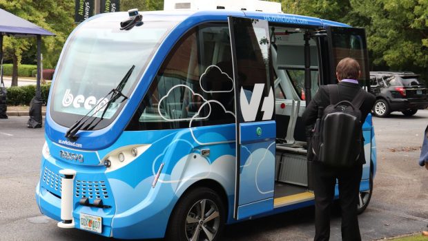 Driverless shuttles return to Peachtree Corners -  The Atlanta Journal Constitution