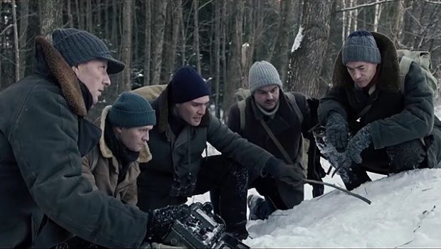 Enemy Lines movie - clip with Ed Westwick, John Hannah and Corey Johnson -  Cabin Attack