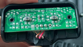 Photo of the PCB of the controller