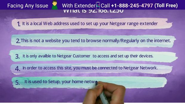 Extender Setup Using 192.168.1.250 | Netgear Extender Setup