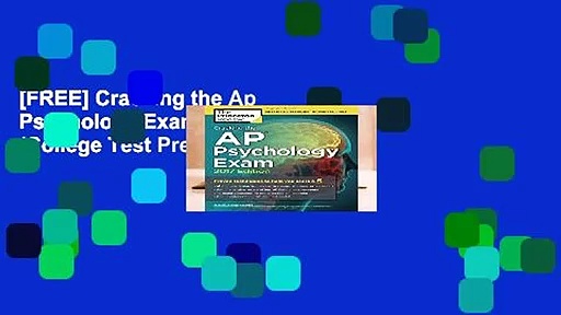 [FREE] Cracking the Ap Psychology Exam: 2017 Edition (College Test Prep)