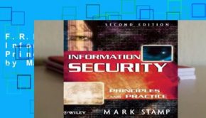 F.R.E.E [D.O.W.N.L.O.A.D] Information Security: Principles and Practice by Mark Stamp