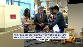 Fairfield startup company works on new technology that deactivates ingested button batteries