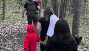 Family found safe in woods thanks to quick-thinking mom, technology