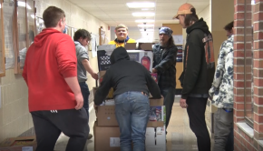 Fayette Institute of Technology gives back with food drive