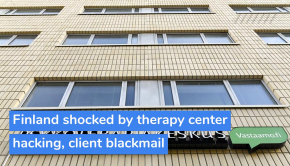 Finland shocked by therapy center hacking, client blackmail , and other top stories in technology from October 27, 2020.