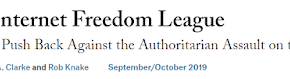 Five Thoughts on the Internet Freedom League