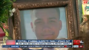 Foothill stabbing update, suspects family speaks out web