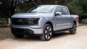 2022 Ford F-150 Lightning Front Angle View