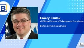 Former DOE Data Chief Emery Csulak to Lead Cybersecurity Compliance Efforts at Boston Government Services - top government contractors - best government contracting event