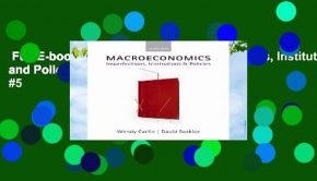 Full E-book  Macroeconomics: Imperfections, Institutions, and Policies  Best Sellers Rank : #5