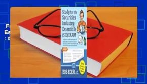 Full version  Study for the Securities Industry Essentials (SIE) Exam  Best Sellers Rank : #1