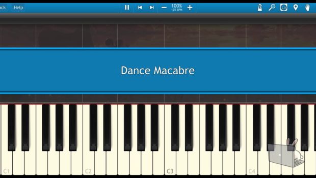 Ghost - Dance Macabre (Piano Tutorial Synthesia)