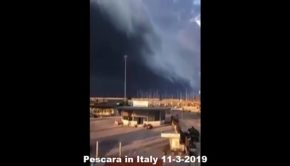 Giant clouds in Italy