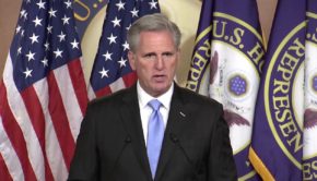 House Republican leader Kevin McCarthy holds his weekly news conference