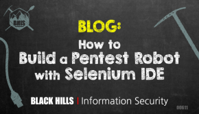 How to Build a Pentest Robot With Selenium IDE