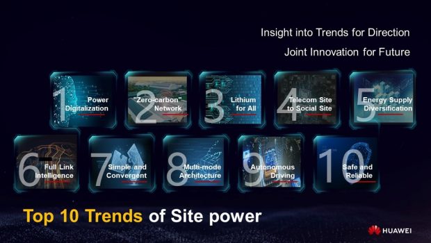 Huawei Launch Top Ten Trends of Site Power