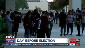 Hundreds of Kern County residents voting day before Election Day