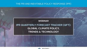 IPR Quarterly Forecast Tracker - global climate policy, trends & technology | Webinar