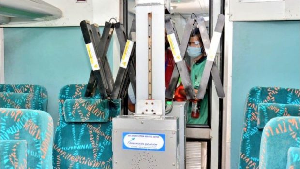 Indian Railways Using Robots, UVC Technology to Sanitise Coaches, Watch Video