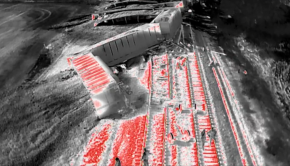 Infrared technology used after large train derailment in Lawrence