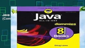 Java All-in-One For Dummies (For Dummies (Computers))