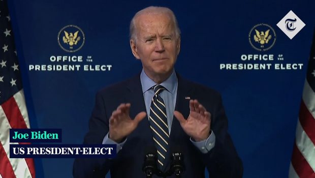 Joe Biden attacks Trump's outgoing administration - 'We aren't getting what we need'