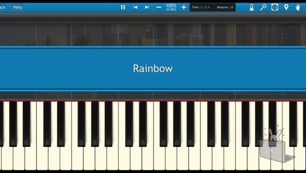 Kacey Musgraves - Rainbow (Piano Tutorial Synthesia)