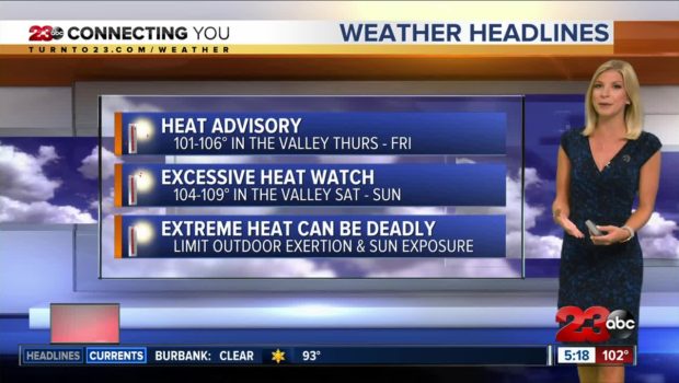 Kern County will feel intense heat this weekend