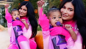 Kylie Jenner & Stormi Break The Internet In Matching Halloween Costumes