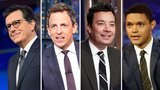 Late-Night Hosts Offer Political Commentary on Second Democratic Debate | THR News