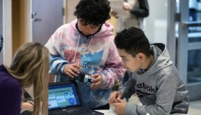 'Little businesses on the playground' - Local students demonstrate innovation at technology fair
