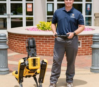 Mac the robotic dog breaking ground in construction technology