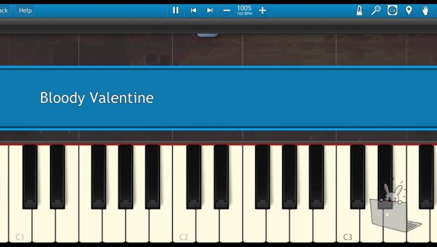 Machine Gun Kelly - Bloody Valentine (Piano Tutorial Synthesia)