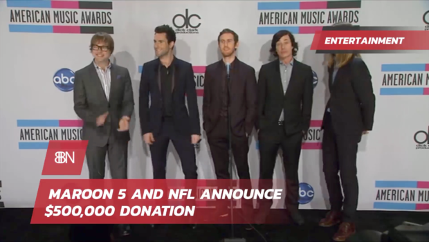 Maroon 5 And NFL Donate 500,000 Dollars And Cancel News Conference