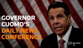 May 22: New York Governor Andrew Cuomo gives his daily press conference