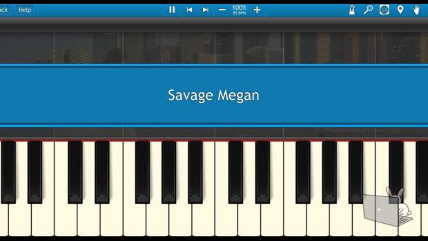 Megan Thee Stallion - Savage (Piano Tutorial Synthesia)