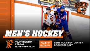 Men's Hockey hosts Princeton, Friday and Saturday