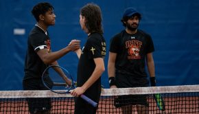 Men’s Tennis falls to Rochester, 6-3