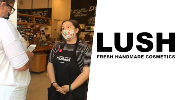 Mesh Mask Karen Can’t Go Inside a Lush Store in Idaho