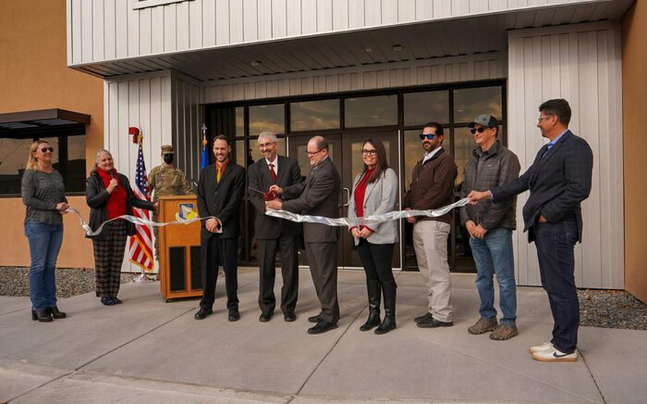 Air Force Research Laboratory officials held a ribbon cutting for the new 12,000-square-foot High Power Electromagnetic Effects and Modeling center, which cost $6 million to build as an add-on to an existing building at Kirtland Air Force Base in New Mexico.