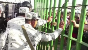 Migrants, security forces clash at Guatemala-Mexico border