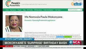 Mokonyane’s 'surprise' birthday bash