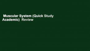 Muscular System (Quick Study Academic)  Review